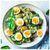Egg Spinach Salad